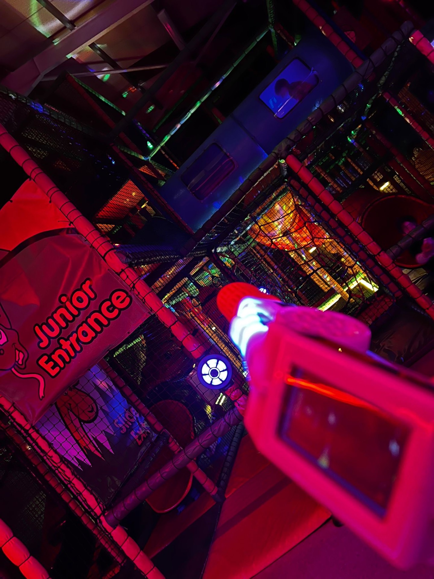 Junior laser tag entrance