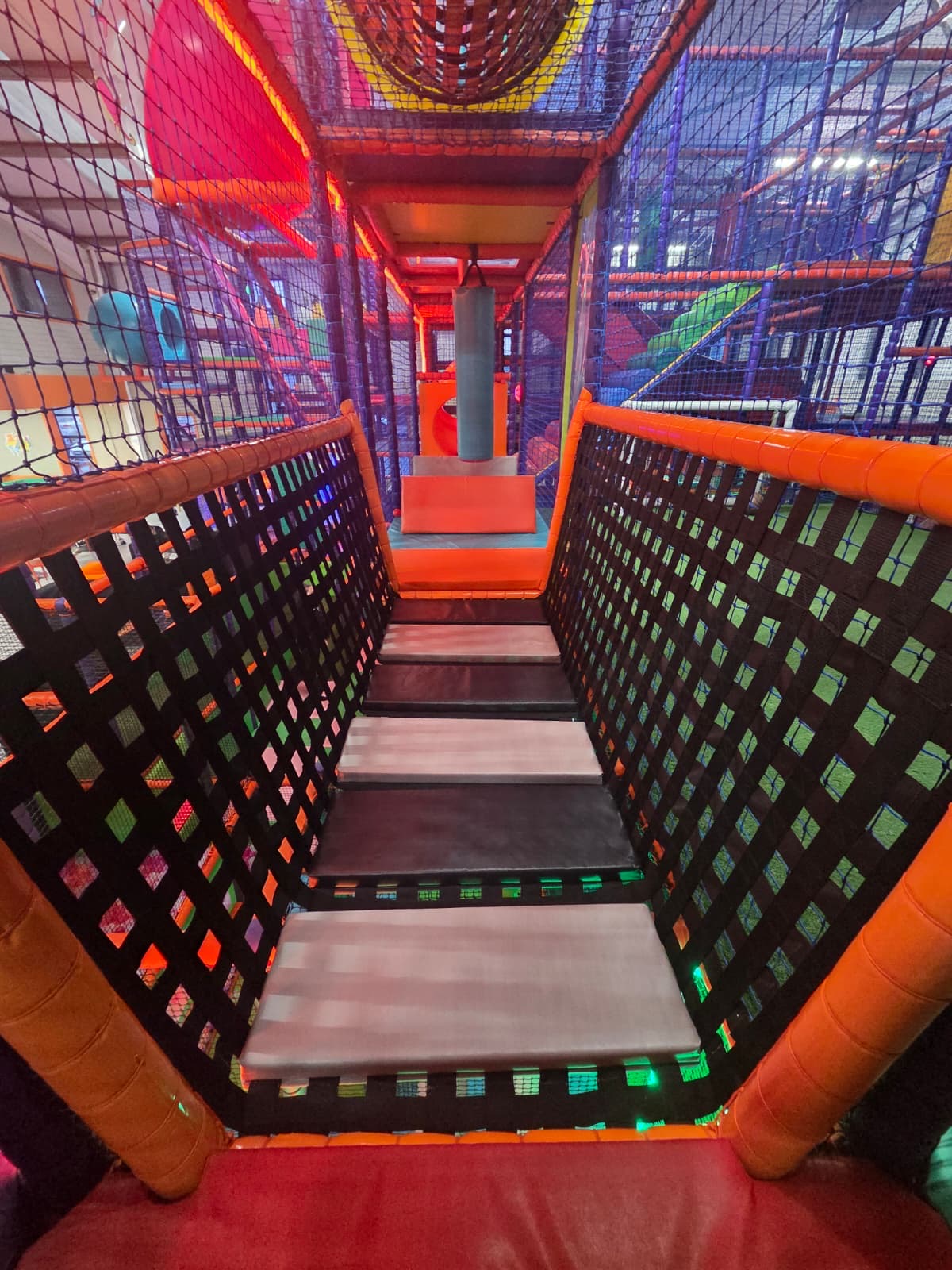 Play frame - soft padded stairs