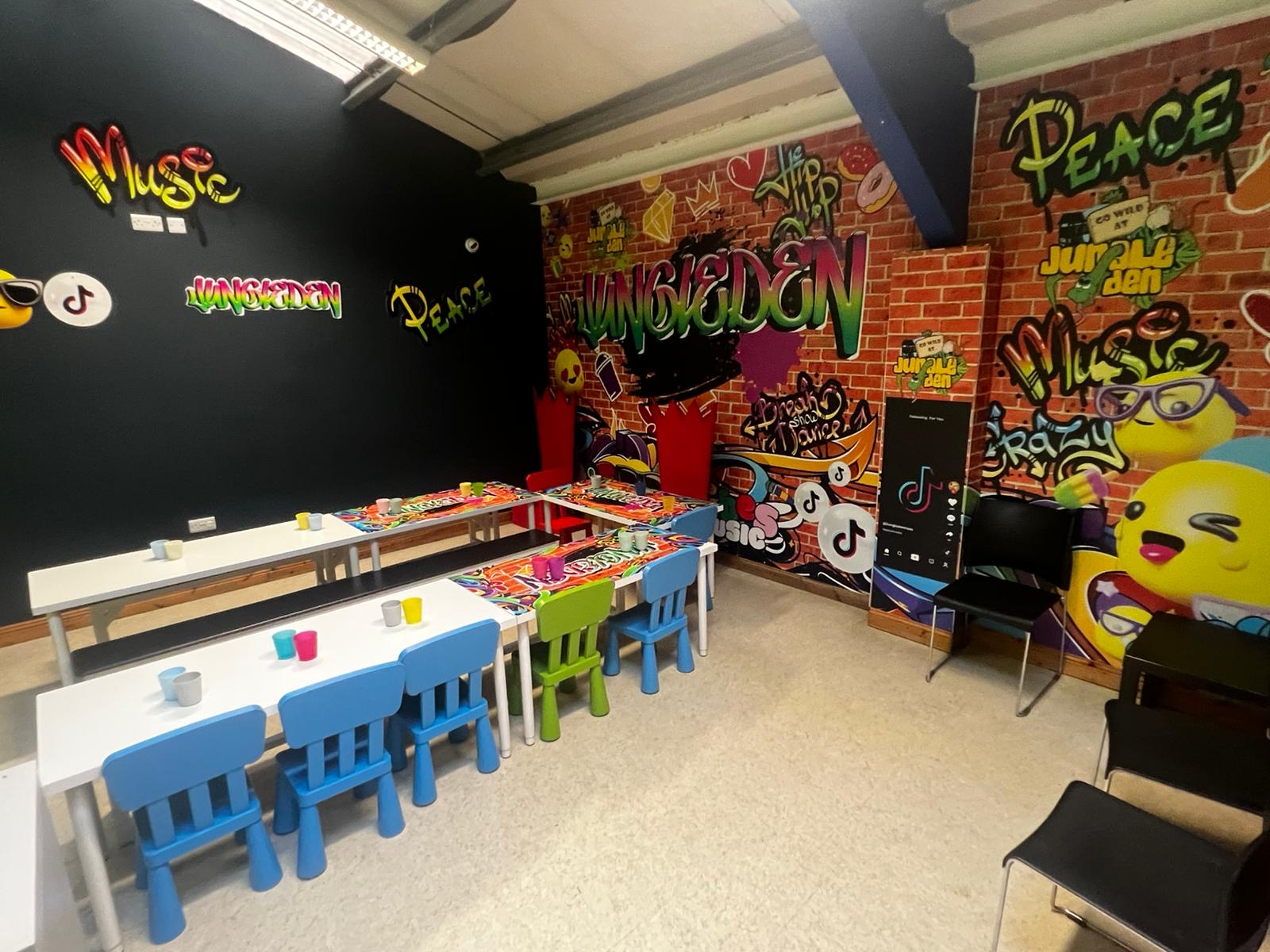 Graffiti room - wider view